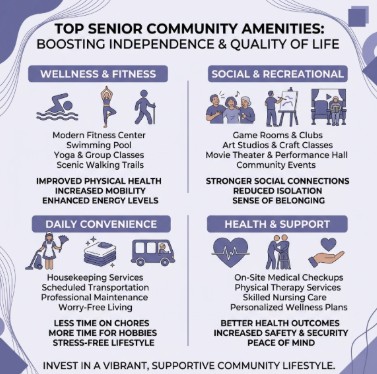 10 Things to Know Before Choosing Senior Community Amenities 1 10 Things to Know Before Choosing Senior Community Amenities